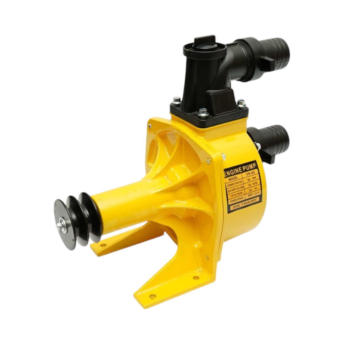 Pompa apa centrifuga autoamorsanta cu fulie dubla 3kW, 2 toli, debit 33 m3/h, adancime aspiratie 7m, inaltime pompare 33m pentru irigatii - imagine 7