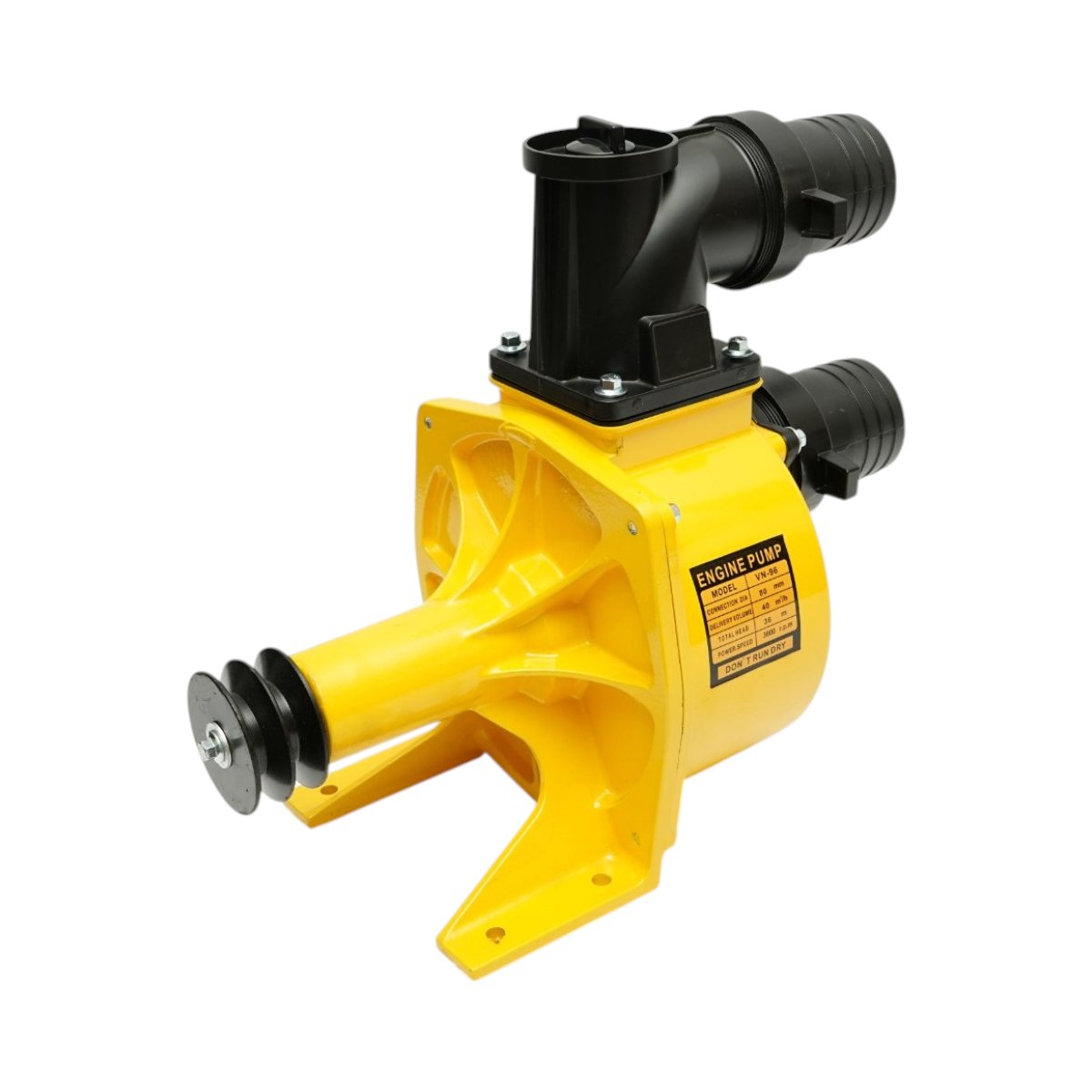 Pompa apa centrifuga autoamorsanta cu fulie dubla 4kW, 3 toli, debit 40 m3/h, adancime aspiratie 7m, inaltime pompare 36m pentru irigatii - imagine 7