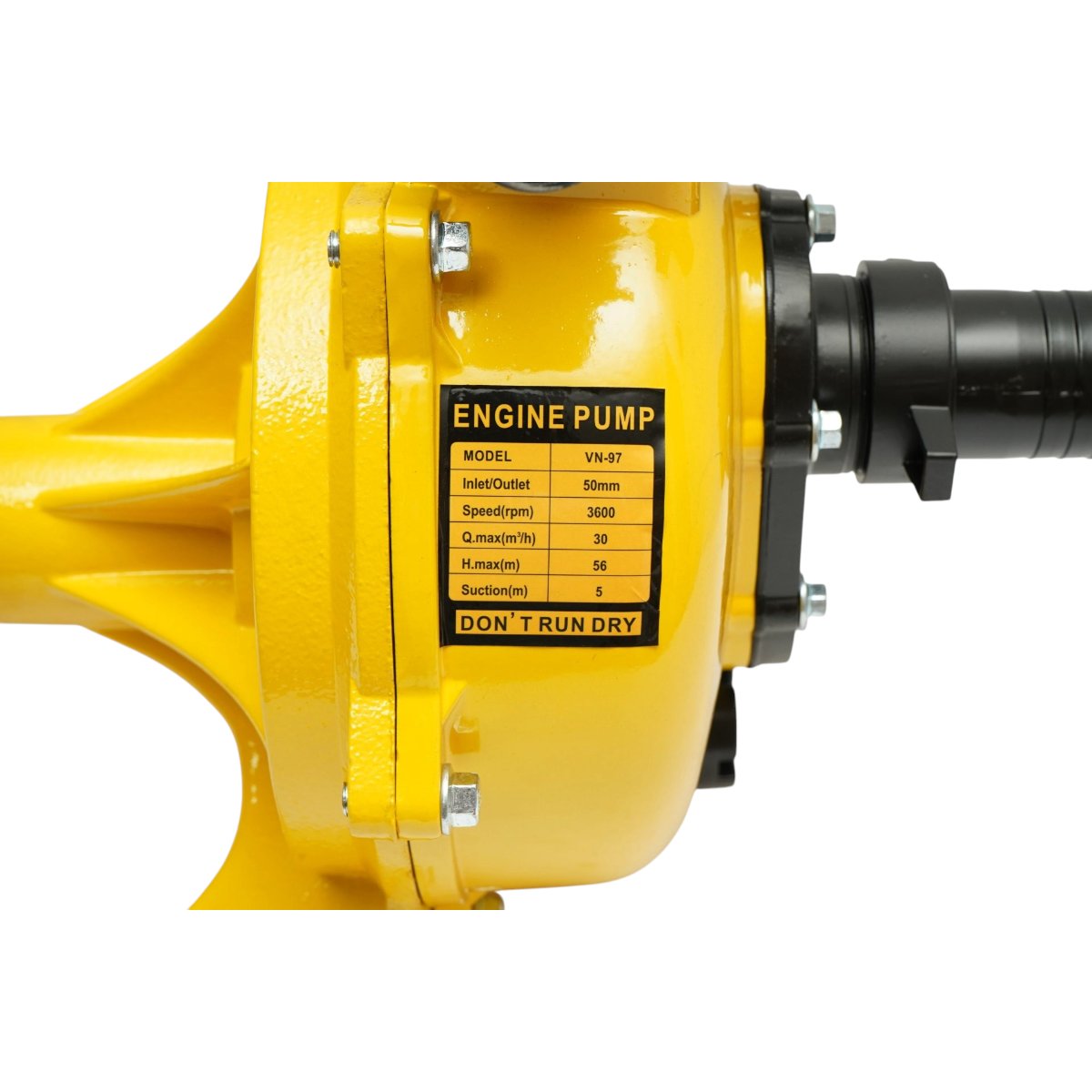 Pompa apa centrifuga autoamorsanta cu fulie dubla 4kW, 2 toli, debit 30 m3/h, adancime aspiratie 5m, inaltime pompare 56m pentru irigatii - imagine 12