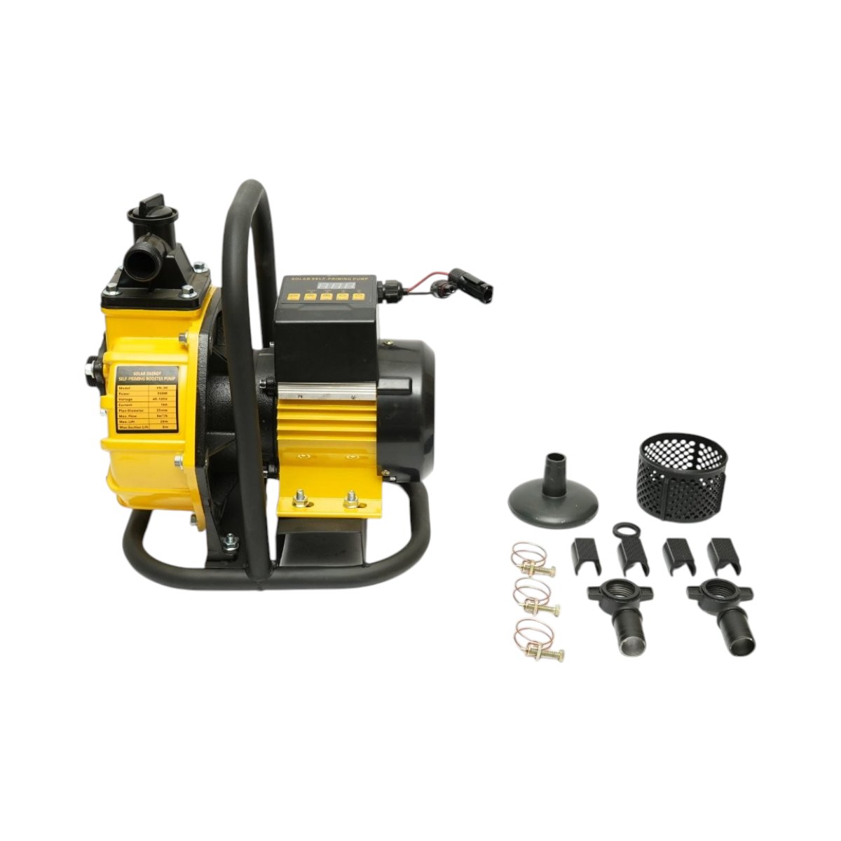 Pompa apa solara autoamorsanta automata booster 900W, 48-105V, 1 tol, debit 6 m3/h, adancime aspiratie 8m, inaltime pompare 28m pentru irigatii - imagine 2