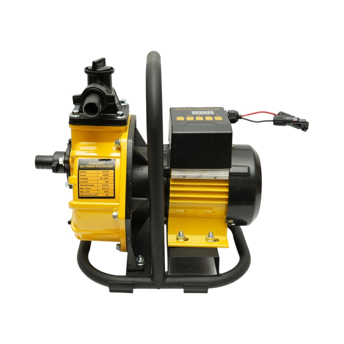 Pompa apa solara autoamorsanta automata booster 900W, 48-105V, 1 tol, debit 6 m3/h, adancime aspiratie 8m, inaltime pompare 28m pentru irigatii - imagine 3