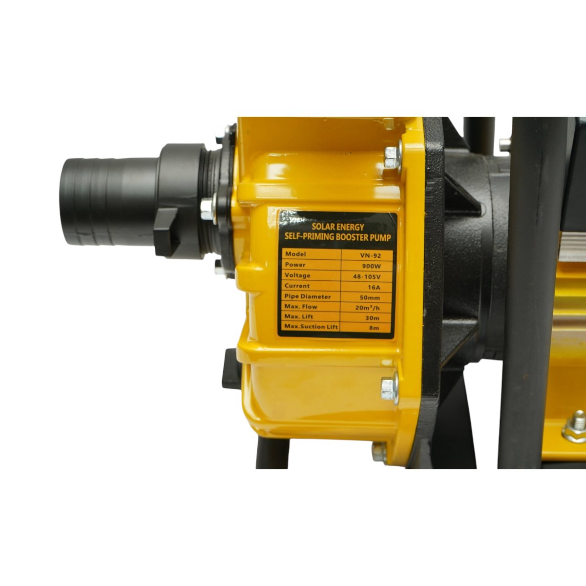 Pompa apa solara autoamorsanta automata booster 900W, 48-105V, 2 toli, debit 20 m3/h, adancime aspiratie 8m, inaltime pompare 30m pentru irigatii - imagine 10