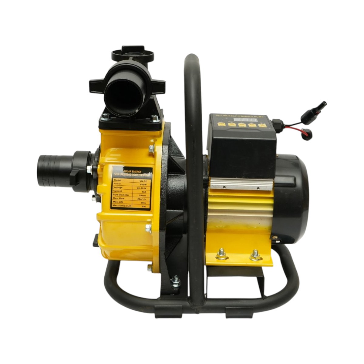 Pompa apa solara autoamorsanta automata booster 900W, 48-105V, 2 toli, debit 20 m3/h, adancime aspiratie 8m, inaltime pompare 30m pentru irigatii - imagine 3