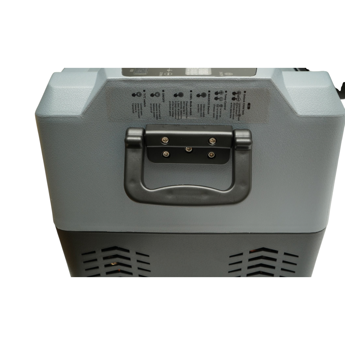 Frigider auto 35L cu compresor 12V-24V-220V, 60W, afisaj LCD, zona dubla de racire, USB 630x390x390mm - imagine 12