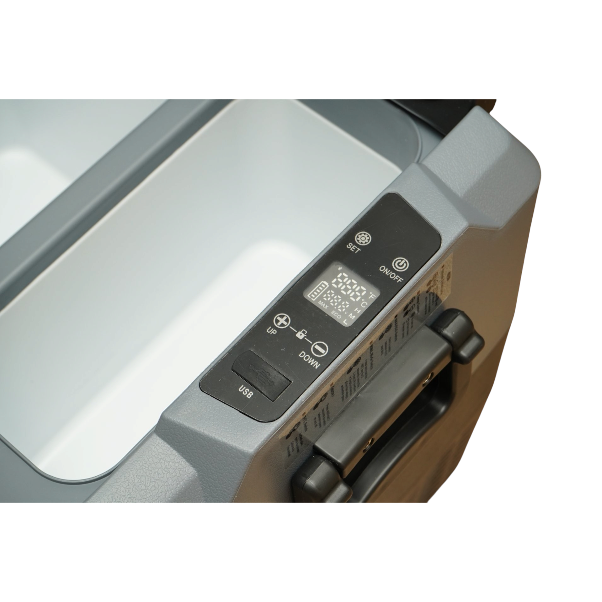 Frigider auto 45L cu compresor 12V-24V-220V, 60W, afisaj LCD, zona dubla de racire, USB 630x390x490mm - imagine 11