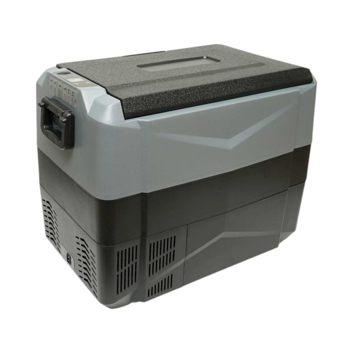 Frigider auto 45L cu compresor 12V-24V-220V, 60W, afisaj LCD, zona dubla de racire, USB 630x390x490mm - imagine 6