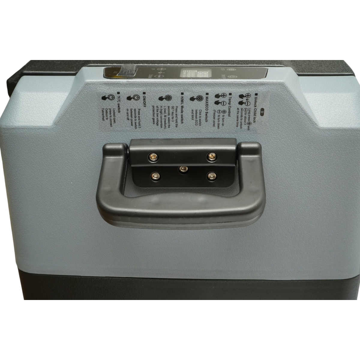 Frigider auto 55L cu compresor 12V-24V-220V, 60W, afisaj LCD, zona dubla de racire, USB 630x390x590mm - imagine 13
