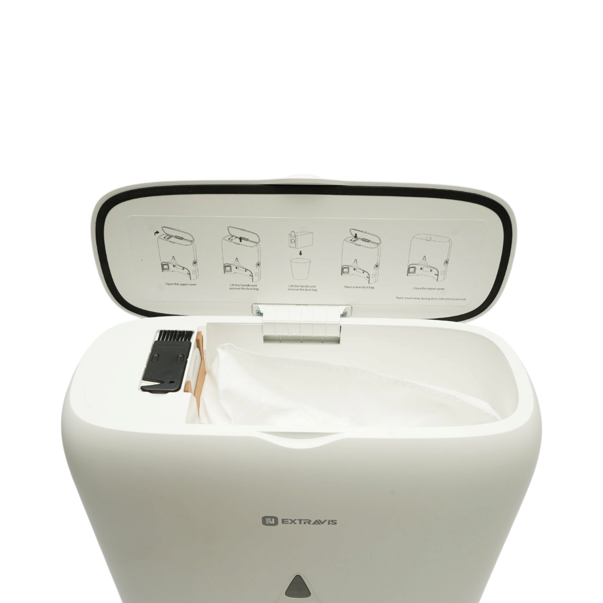 Aspirator robot inteligent cu functie mop 8500Pa, statie auto-golire, navigatie laser LDS, baterie 5200 mAh, perie anti-incurcare, control aplicatie WiFi Extravis - imagine 17