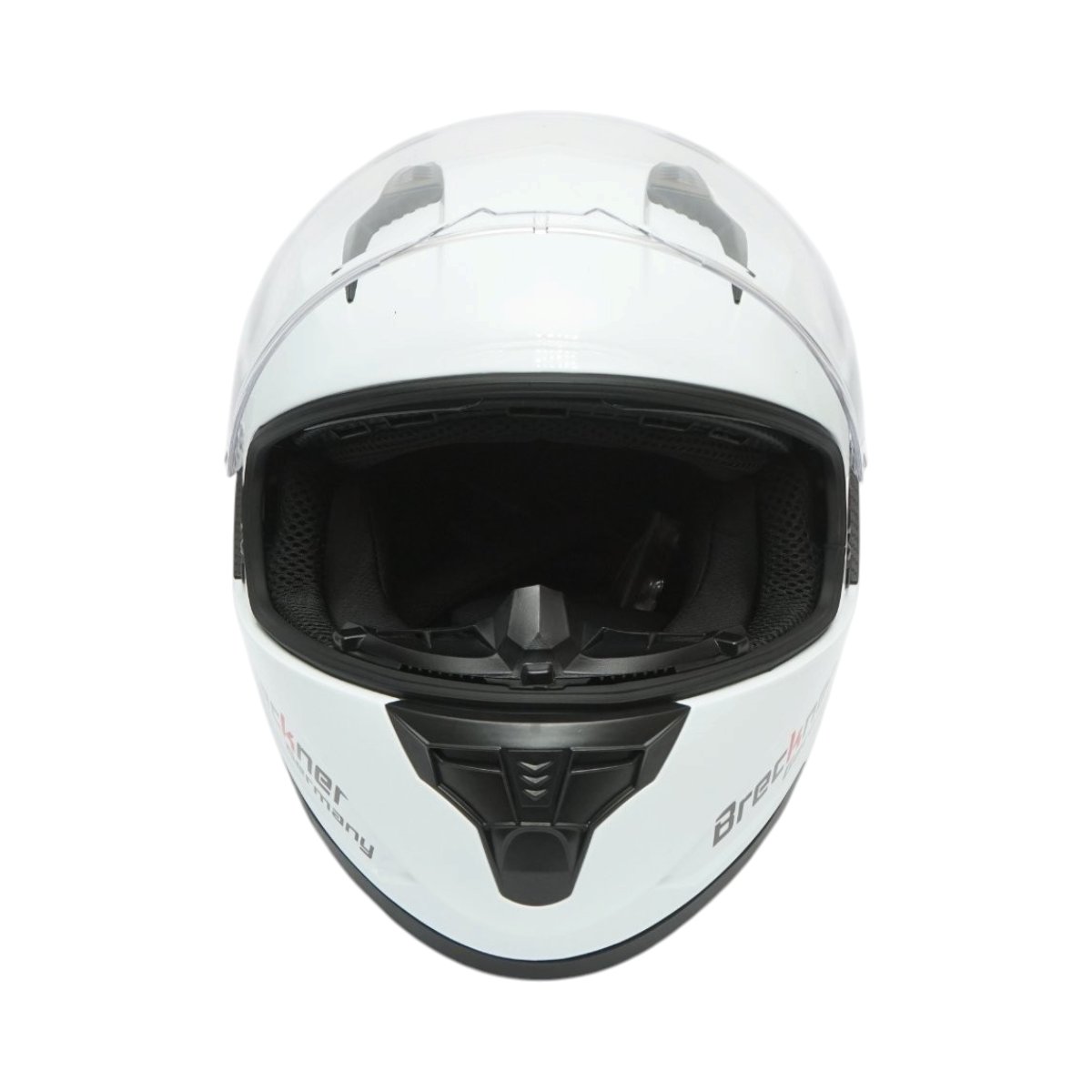 Casca moto integrala alba cu viziera transparenta si ochelari de soare, marimea L Arcane White Breckner Germany - imagine 2