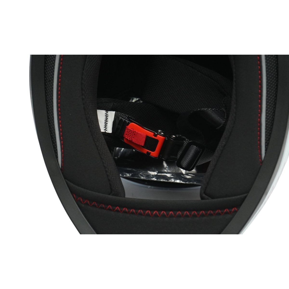 Casca moto integrala alba cu viziera transparenta si ochelari de soare, marimea L Arcane White Breckner Germany - imagine 12