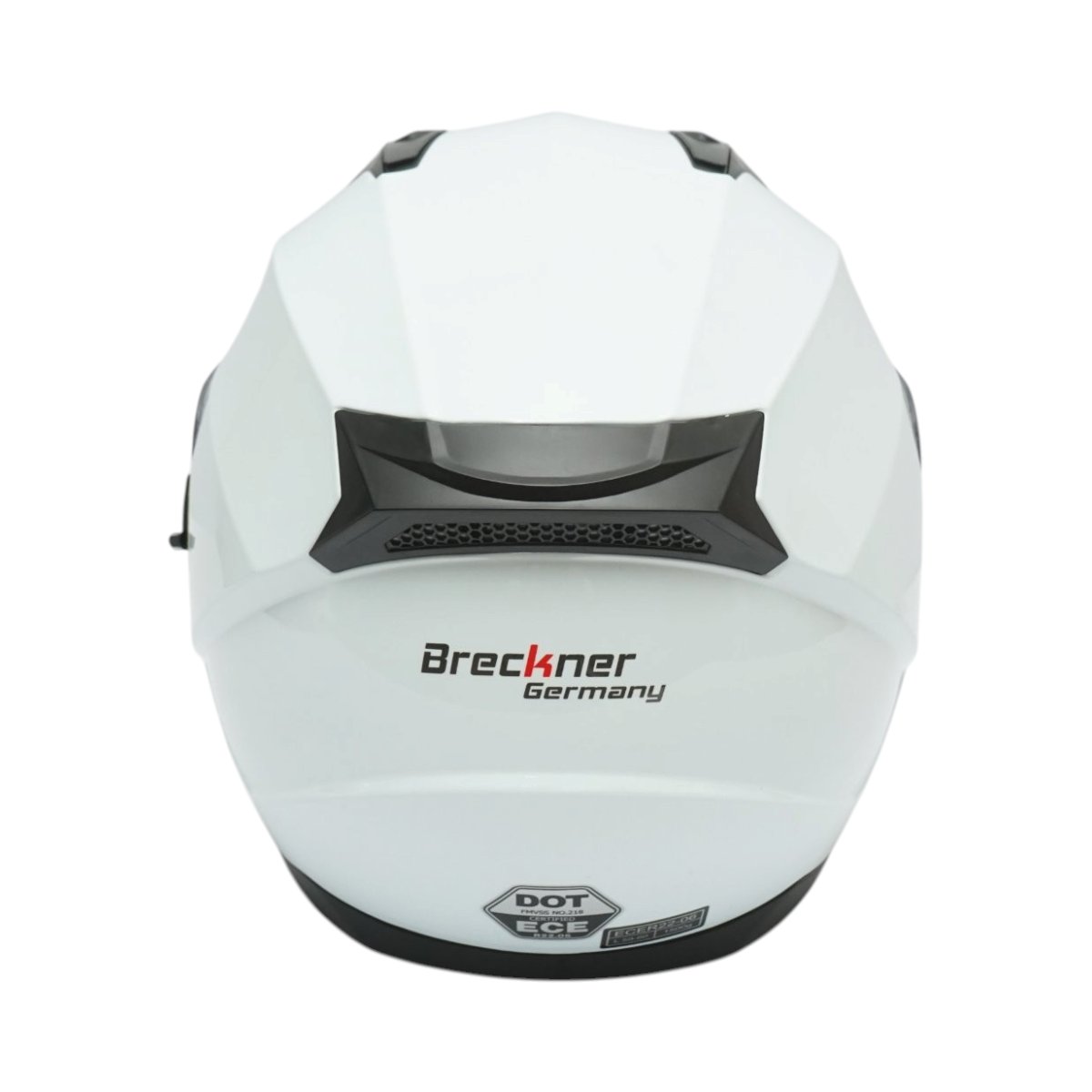 Casca moto integrala alba cu viziera transparenta si ochelari de soare, marimea L Arcane White Breckner Germany - imagine 4