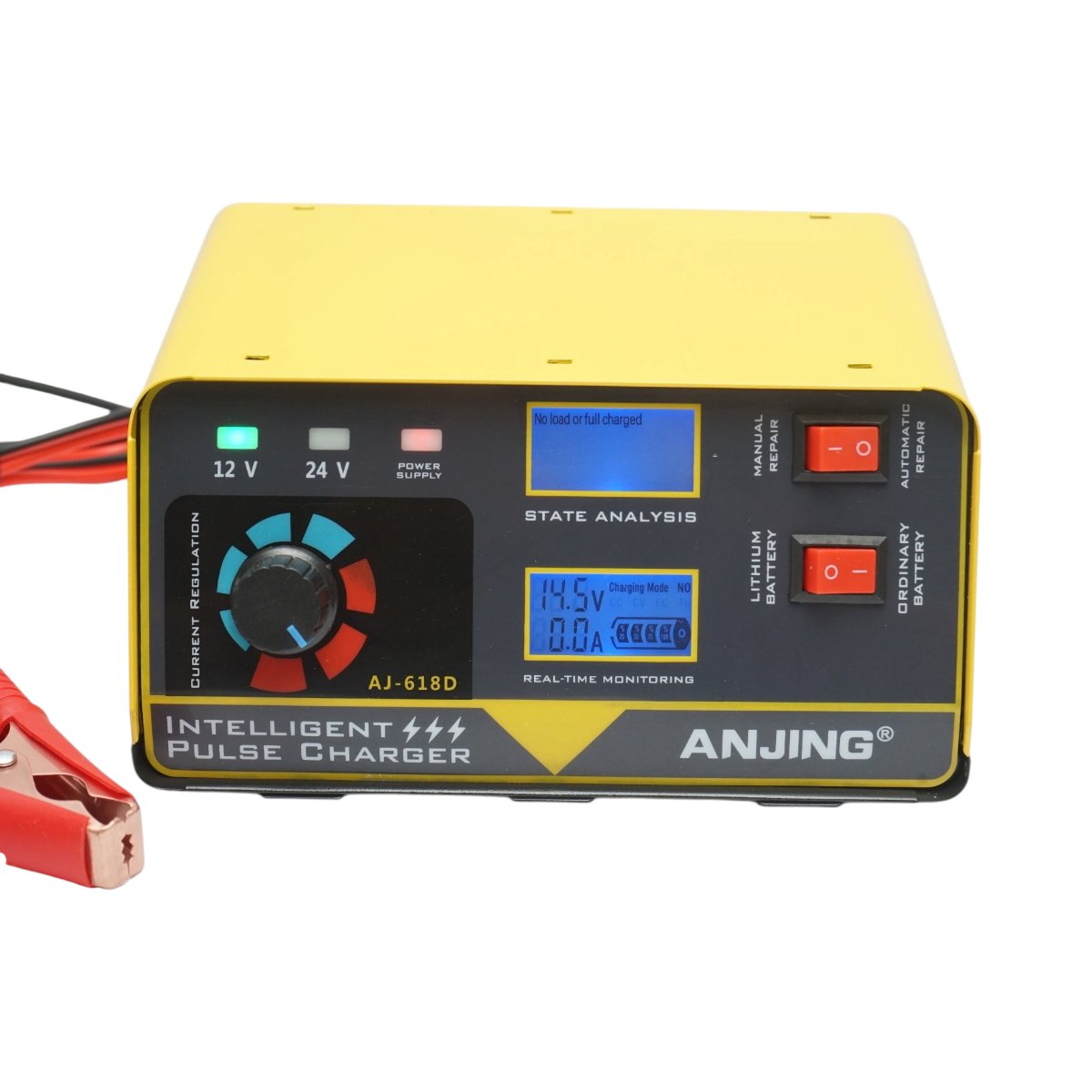 Redresor incarcator smart digital baterie 12V/24V, 260W, 20A, Li-ion, Plumb Acid, AGM, WET, SLA, functie reparare inteligenta, protectii multiple - imagine 5