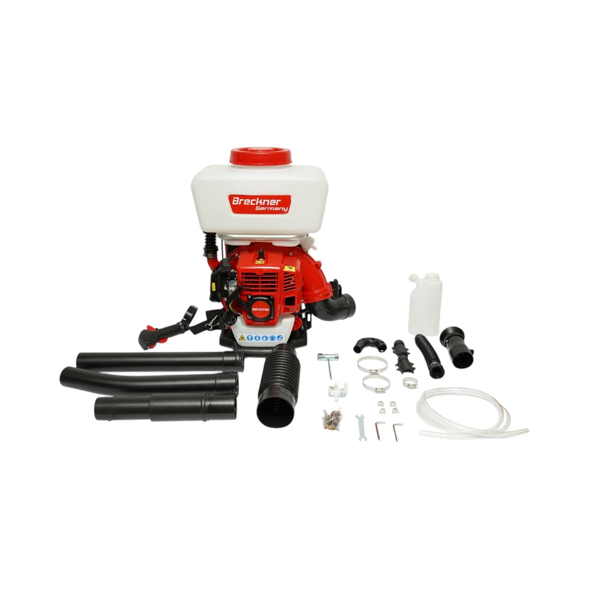 Atomizor pe benzina 14L, motor 2 timpi 2.3CP, 43cc, raza pulverizare 12m Breckner Germany - imagine 2