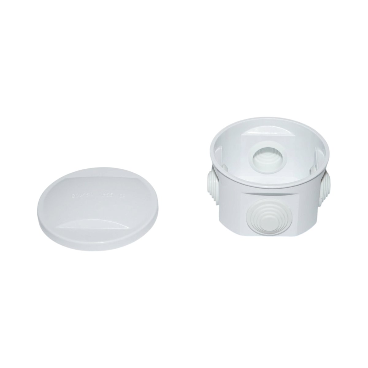 Doza derivatie rotunda aparenta 4 intrari 80x50mm IP55 - imagine 2