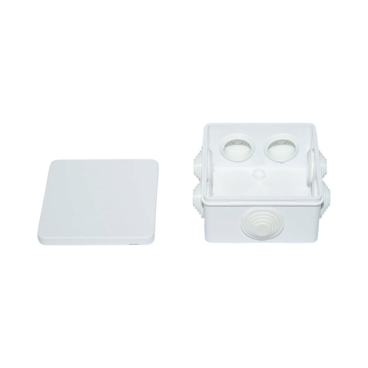 Doza derivatie patrata aparenta 7 intrari 85x85x50mm IP55 - imagine 2