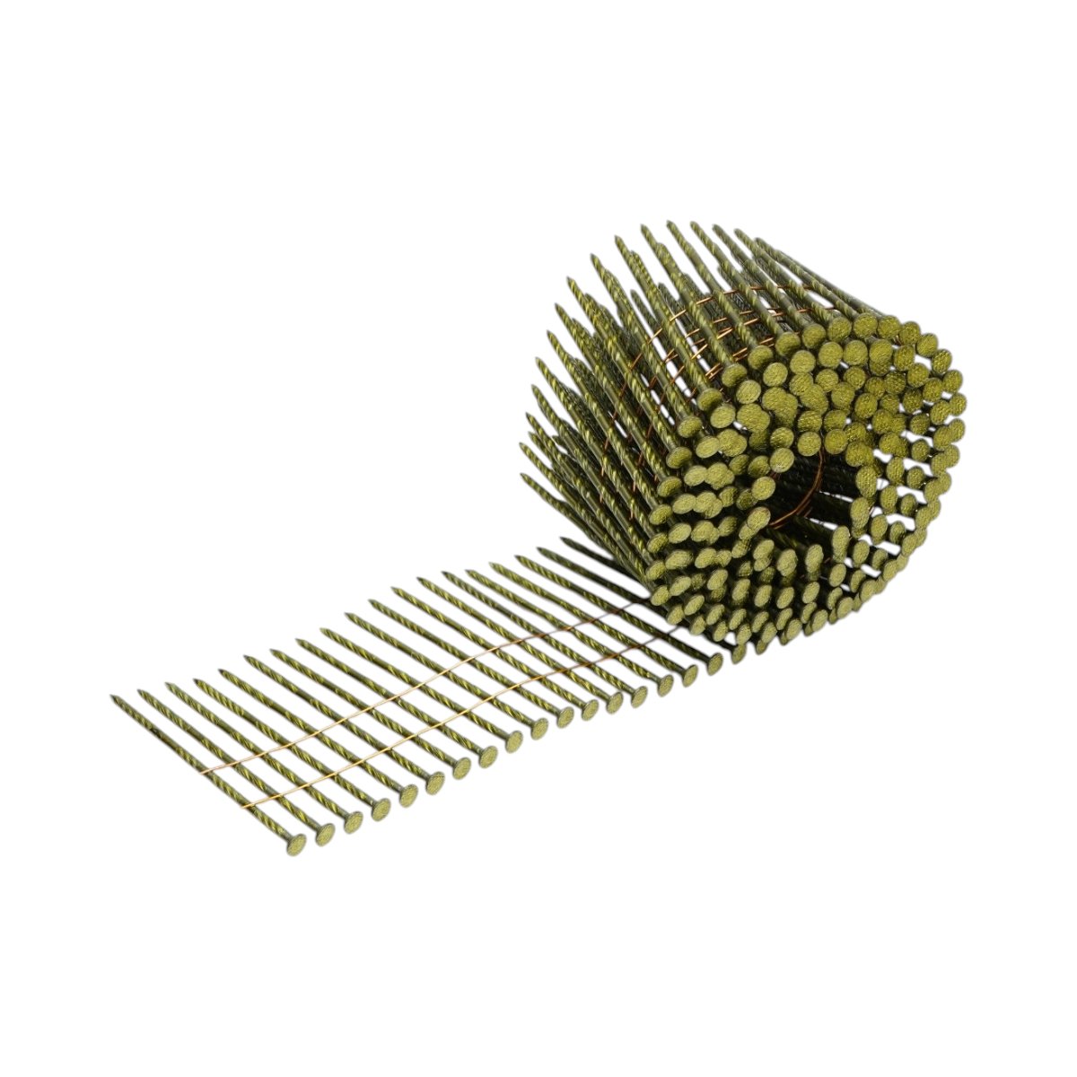 Set 4500 cuie constructii pe tambur 2.8x80mm inelate 225 buc/rola, 20 role/cutie - imagine 2