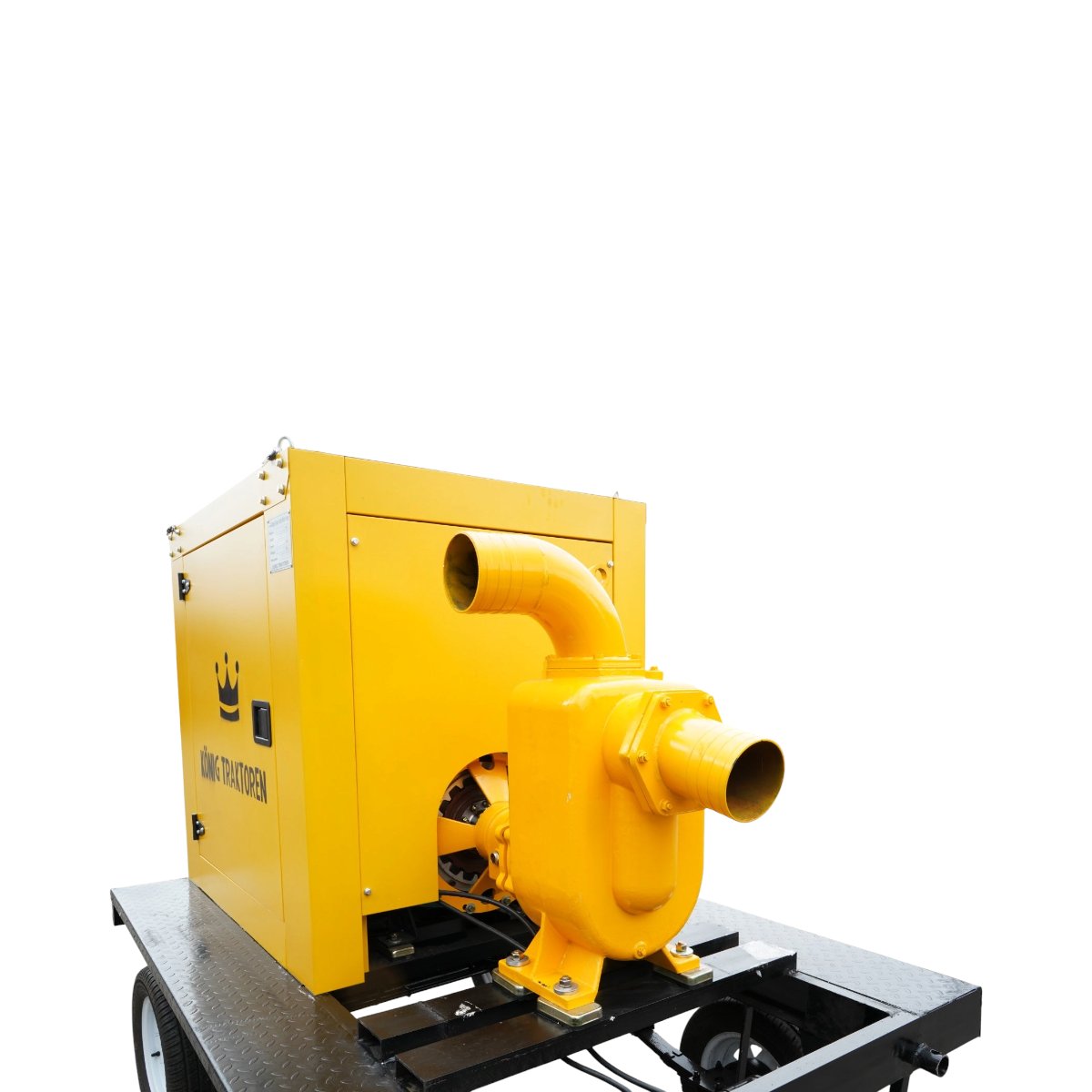 Motopompa agricola diesel pentru ape murdare 39CP, 6 toli autoamorsanta, debit 200 m3/h pe remorca tractabila KONIG TRAKTOREN - imagine 8