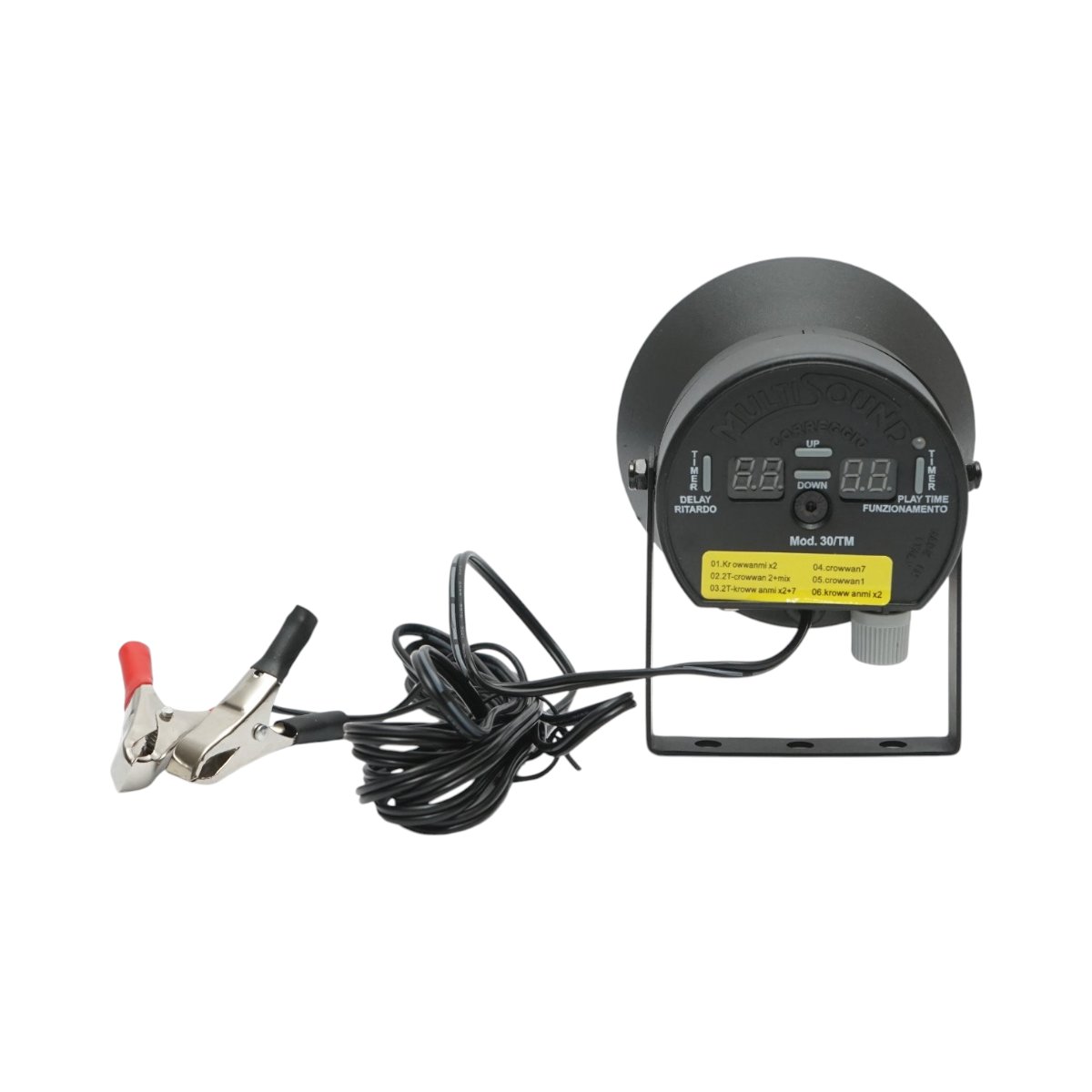 Chematoare prepelita electronica 12V MultiSound 30/TM, 6 canale, temporizator programabil 1-24 ore - imagine 2