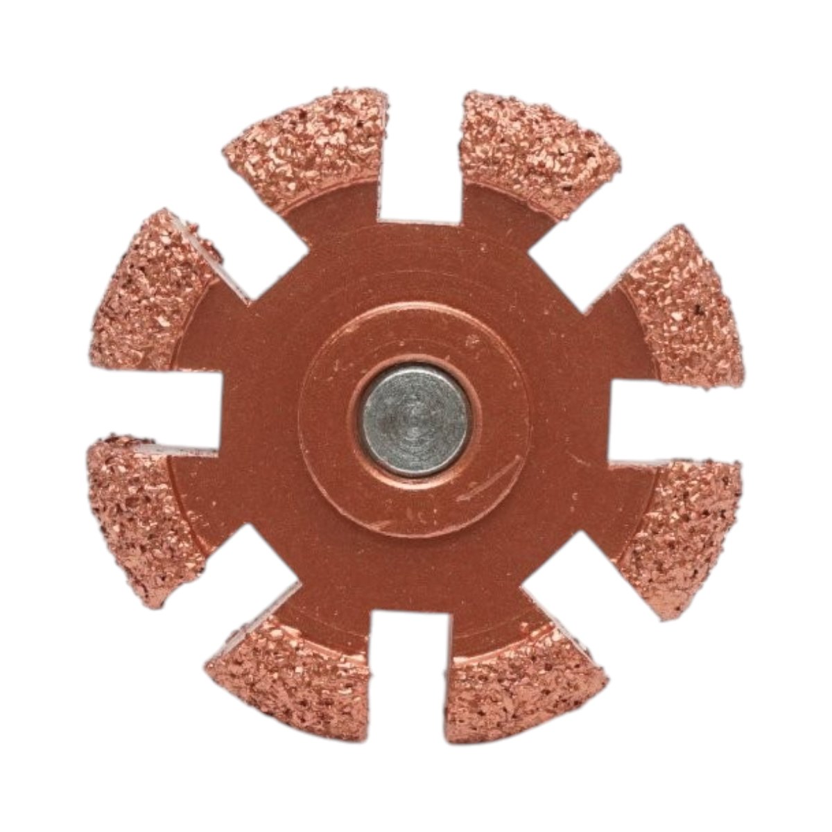 Roata abraziva polizat anvelope 50x10mm, granulatie K36, tija hexagonala 3/8 inch - imagine 6