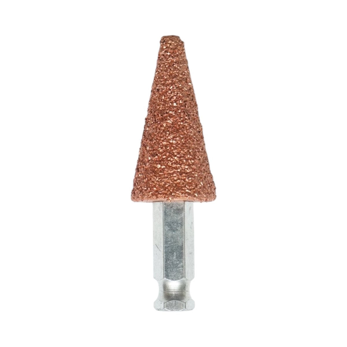 Piatra polizat anvelope abraziva conica 25x50mm, granulatie K36, tija hexagonala 3/8 inch - imagine 4