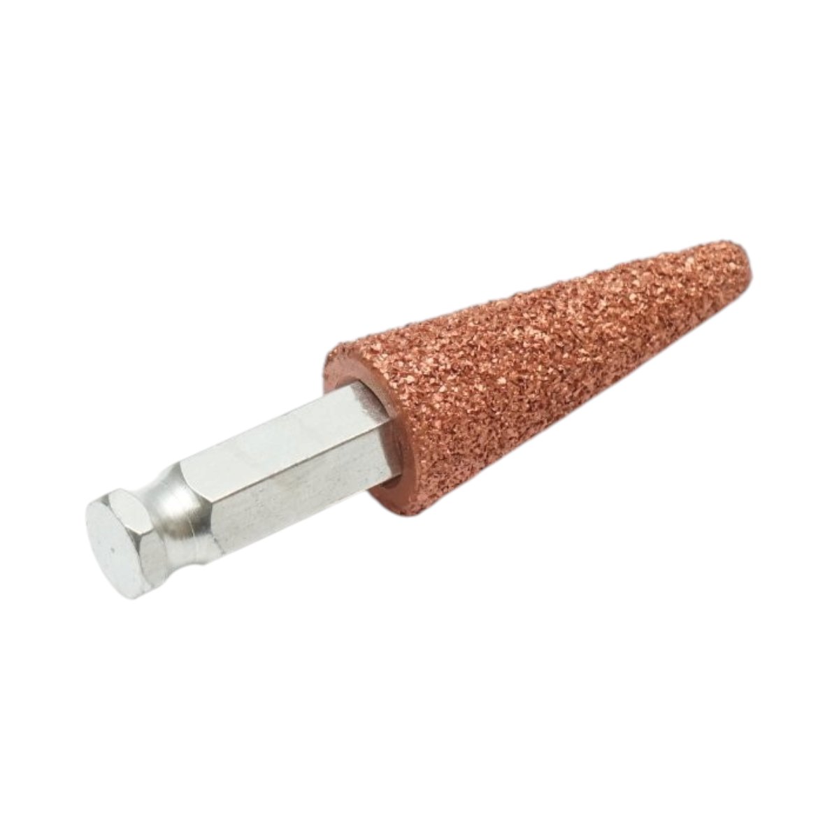Piatra polizat anvelope abraziva conica 19x50mm, granulatie K36, tija hexagonala 3/8 inch - imagine 5