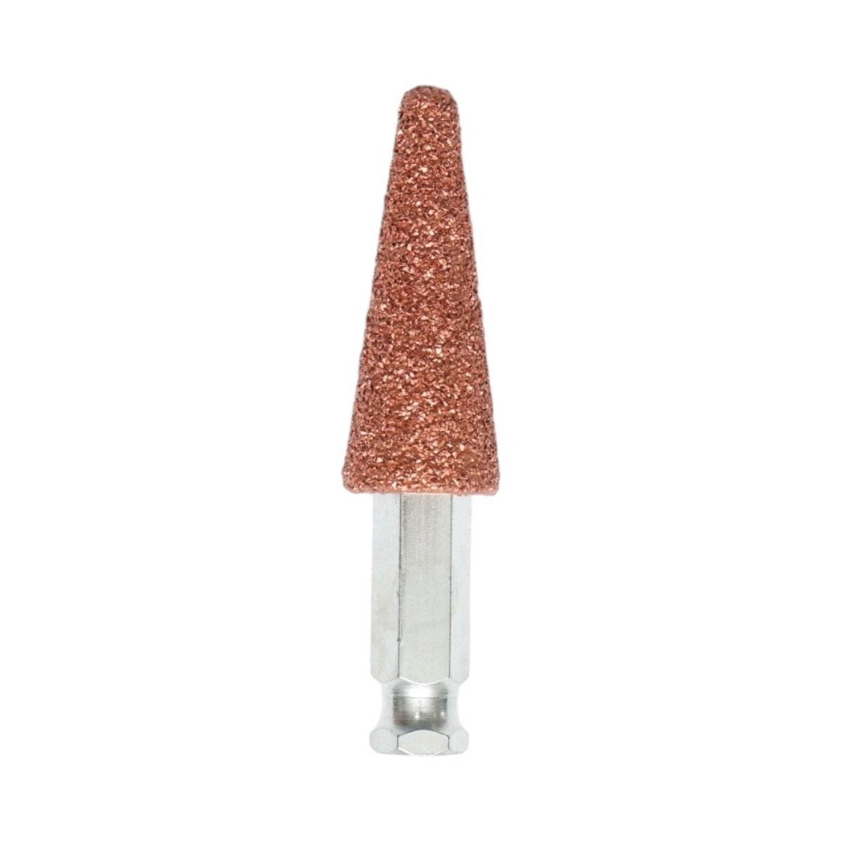 Piatra polizat anvelope abraziva conica 19x50mm, granulatie K36, tija hexagonala 3/8 inch - imagine 4