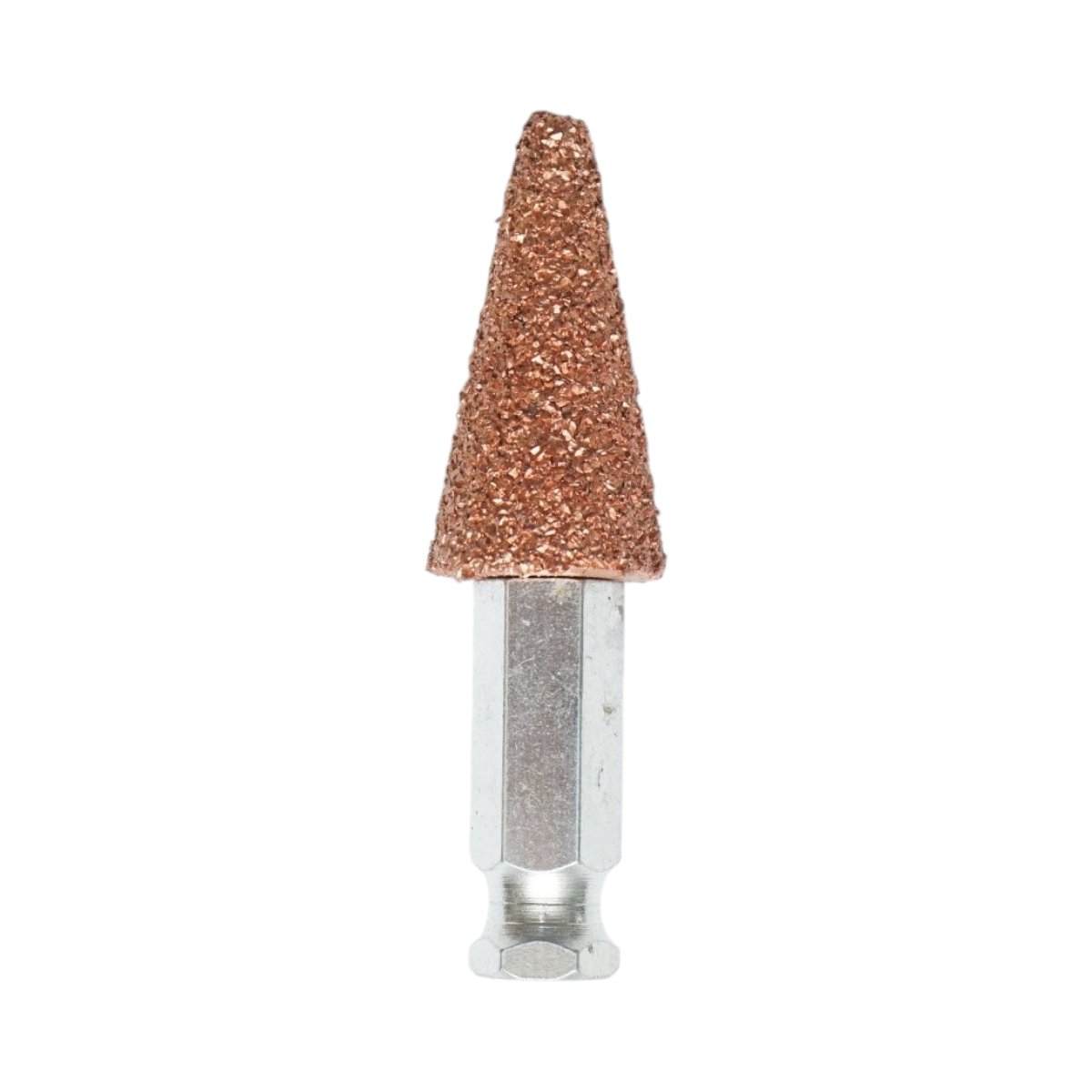 Piatra polizat anvelope abraziva conica 19x40mm, granulatie K36, tija hexagonala 3/8 inch - imagine 4