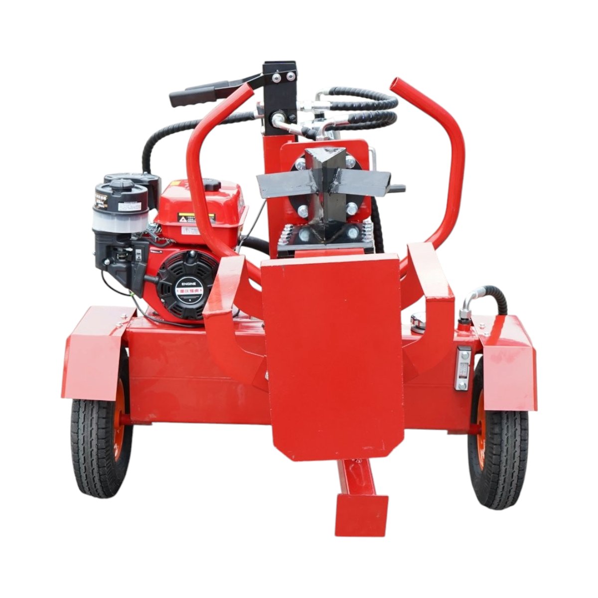 Despicator lemne vertical/orizontal 22T, motor benzina 5.5CP, lungime bustean 610mm, pompa hidraulica 16GPM THOR - imagine 5