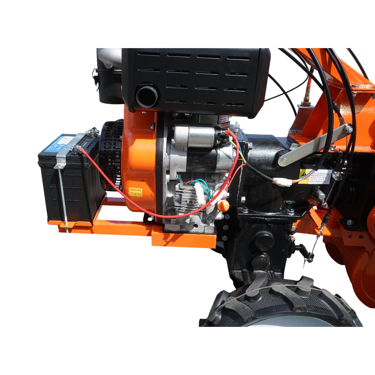 Masina de recoltat porumb pe 1 rand, motor diesel 9CP, 4 timpi, 438cc, autopropulsata, pornire electrica, 12 cutite - imagine 10