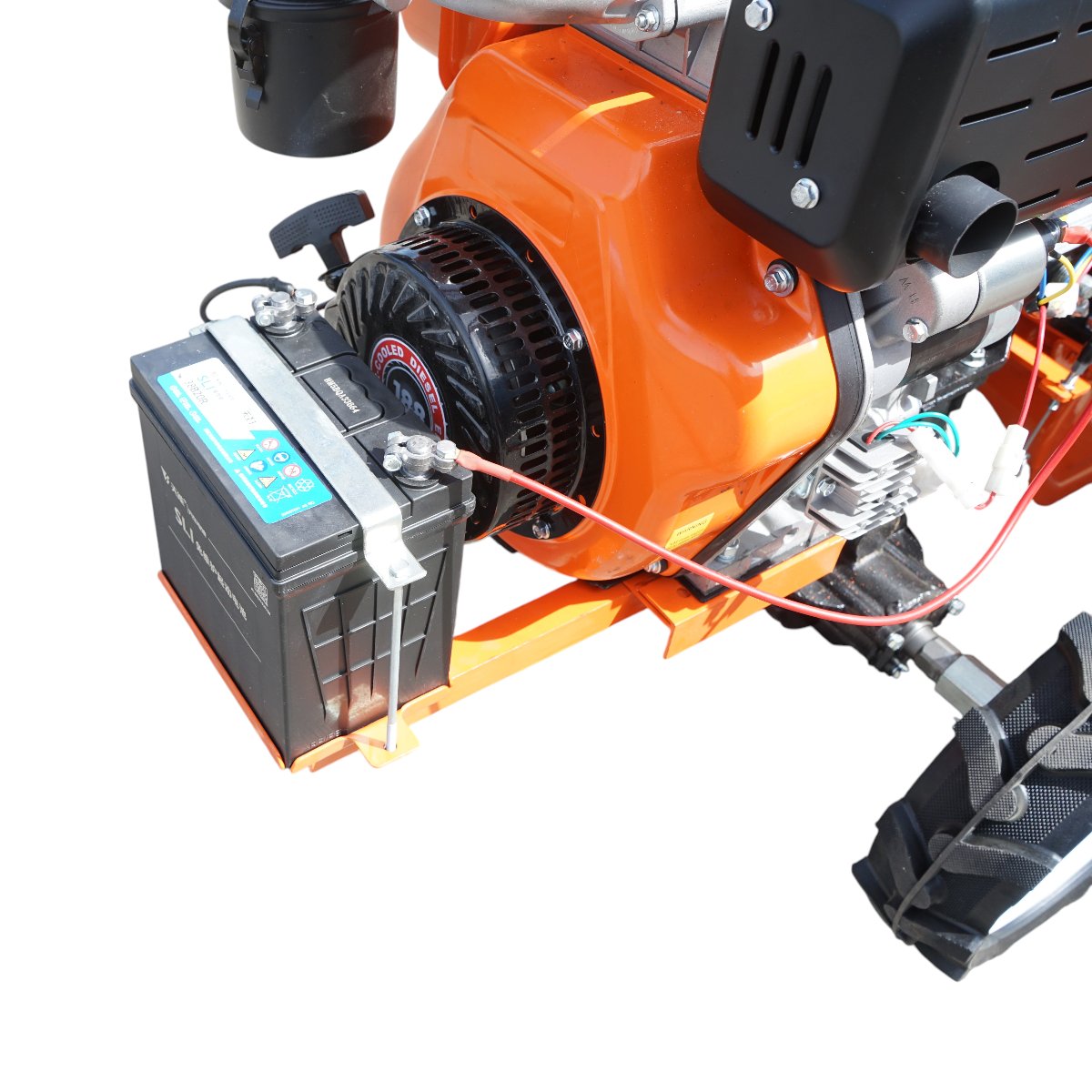 Masina de recoltat porumb pe 1 rand, motor diesel 9CP, 4 timpi, 438cc, autopropulsata, pornire electrica, 12 cutite - imagine 13
