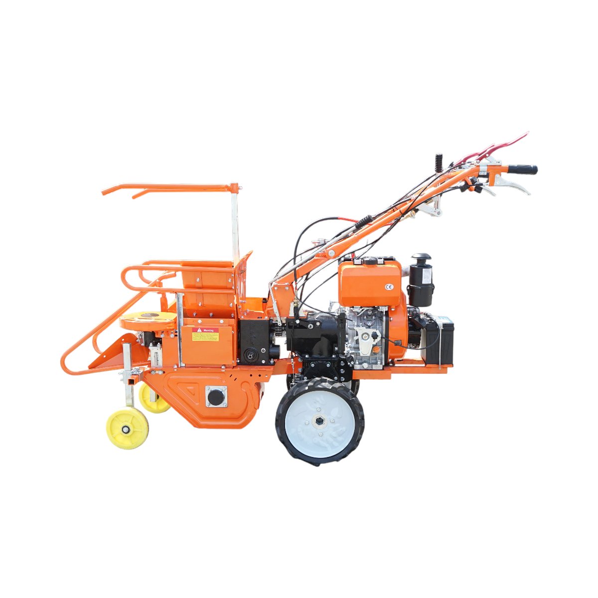 Masina de recoltat porumb pe 1 rand, motor diesel 9CP, 4 timpi, 438cc, autopropulsata, pornire electrica, 12 cutite - imagine 2