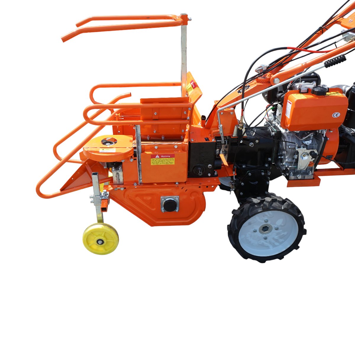 Masina de recoltat porumb pe 1 rand, motor diesel 9CP, 4 timpi, 438cc, autopropulsata, pornire electrica, 12 cutite - imagine 6