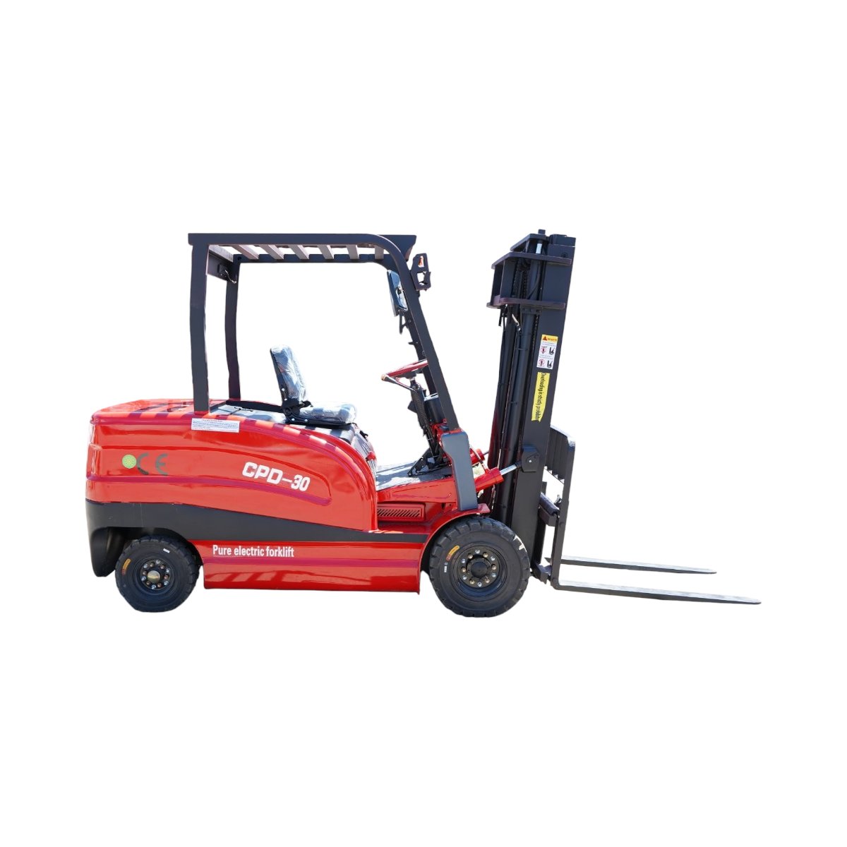 Stivuitor electric 3T duplex 3m cu translatie laterala, baterie Li-ion 60V/100Ah, pornire cu amprenta - imagine 4