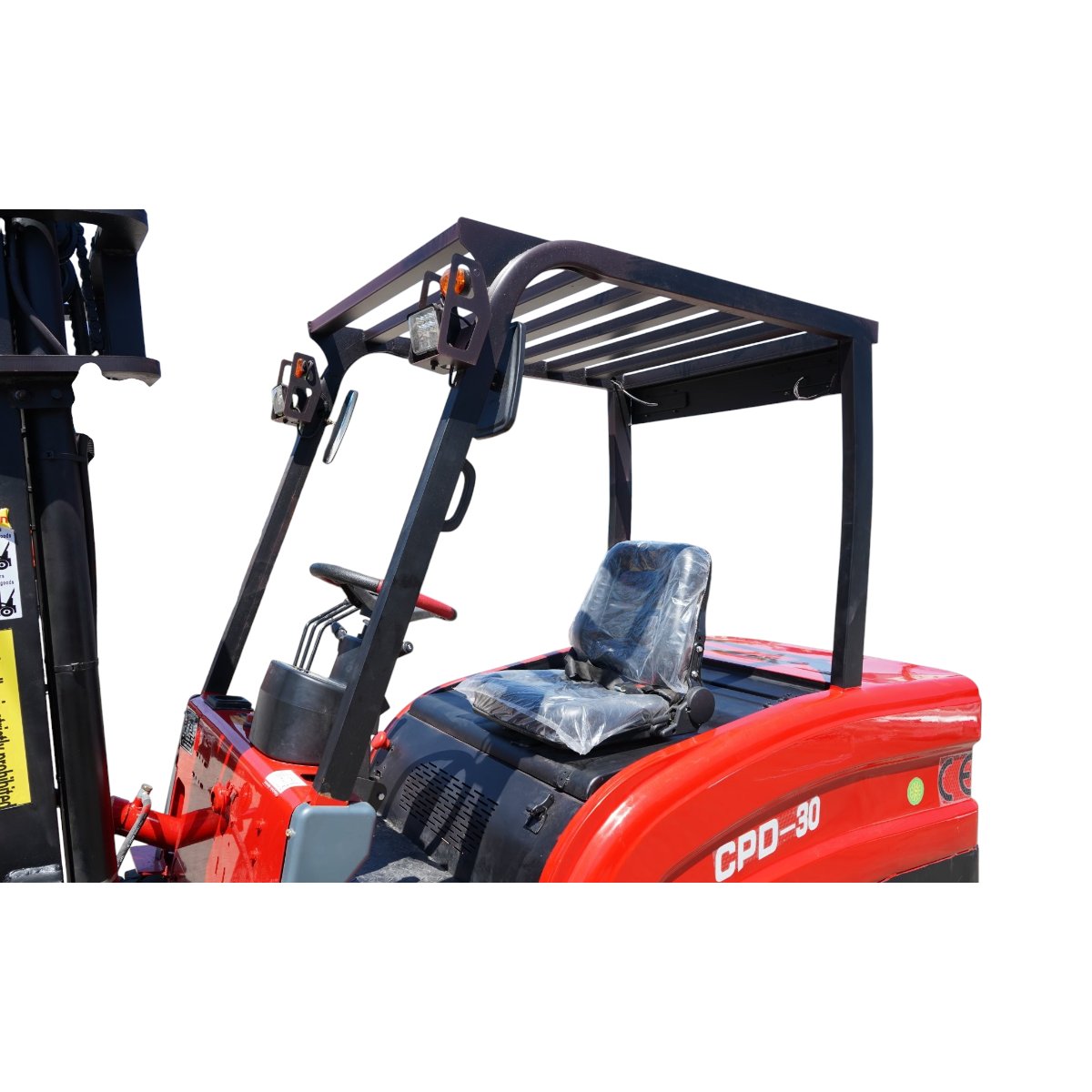 Stivuitor electric 3T duplex 3m cu translatie laterala, baterie Li-ion 60V/100Ah, pornire cu amprenta - imagine 5
