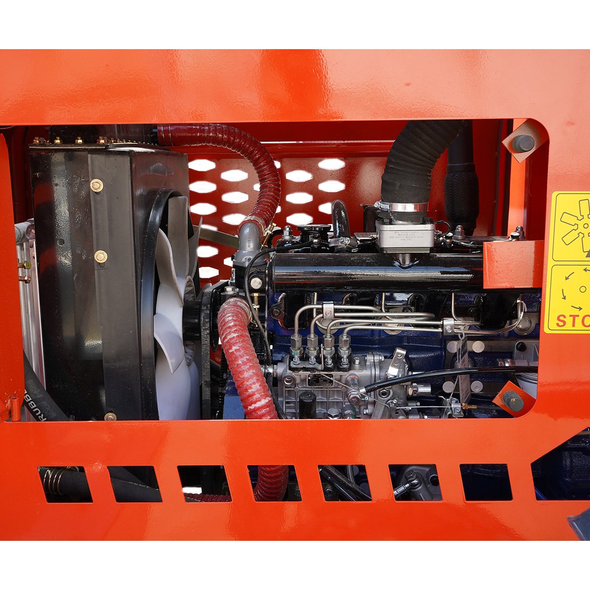 Motostivuitor 3.5T 4x4 OFF ROAD, motor diesel 50CP (37kW), inaltime ridicare 3m, roti 23.5/70-16 - imagine 16