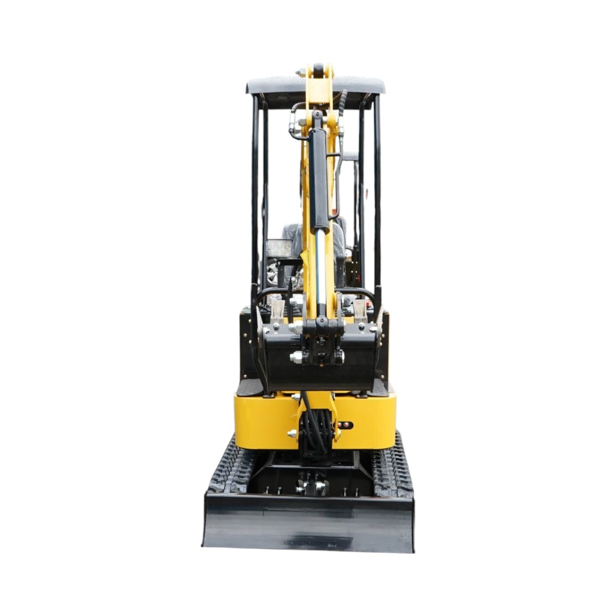 Mini excavator 1T pe senile cu semicabina, motor diesel 10CP, 499cc, adancime sapare 1600mm, 2 cupe incluse 390/960mm - imagine 4
