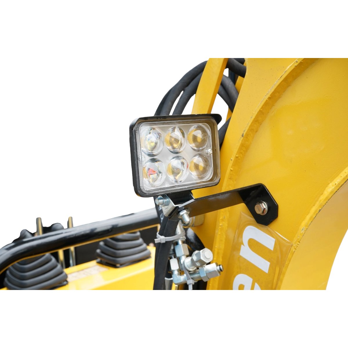 Mini excavator 1T pe senile cu semicabina, motor diesel 10CP, 499cc, adancime sapare 1600mm, 2 cupe incluse 390/960mm - imagine 17