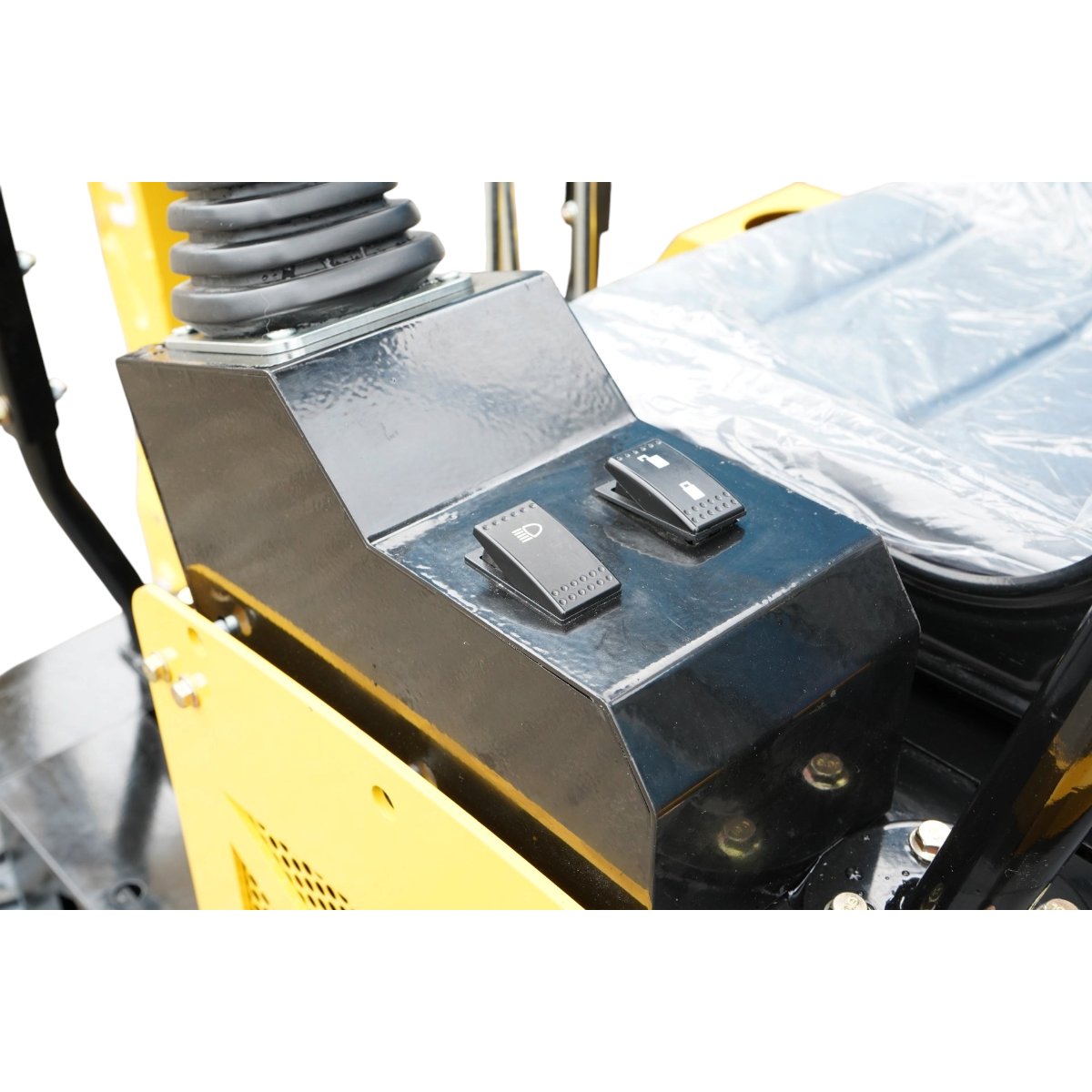 Mini excavator 1.2T pe senile cu semicabina, motor diesel 10CP, 499cc, adancime sapare 1750mm, 3 cupe incluse 270/390/560mm - imagine 17
