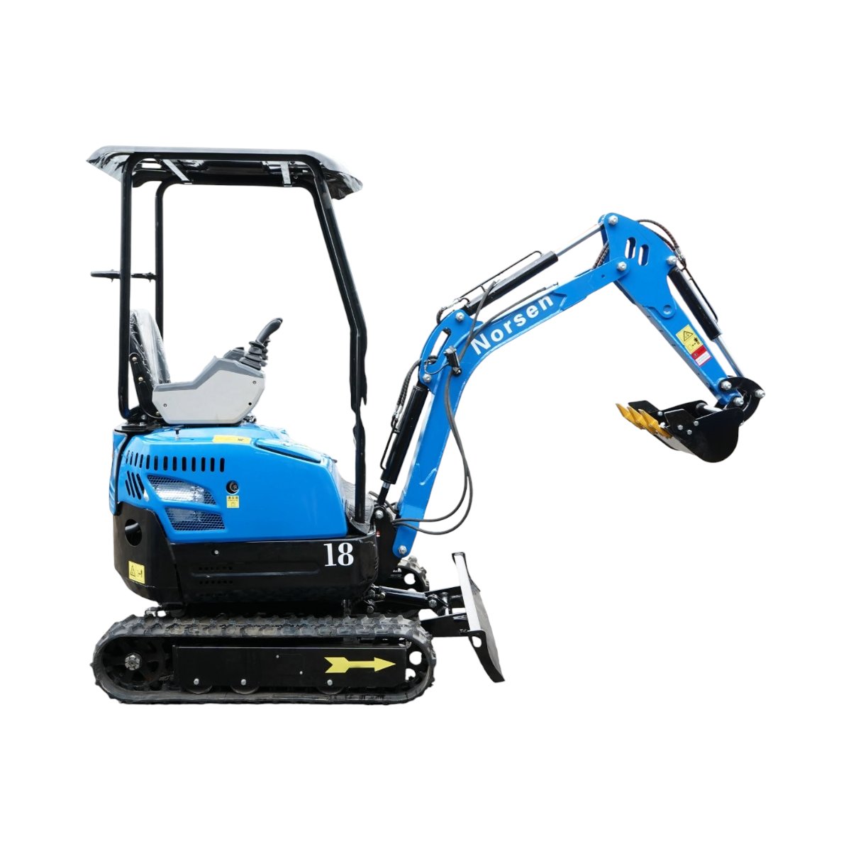 Mini excavator 1.8T pe senile cu semicabina, motor diesel 25.5CP, adancime sapare 1910mm, cupa 390mm - imagine 4