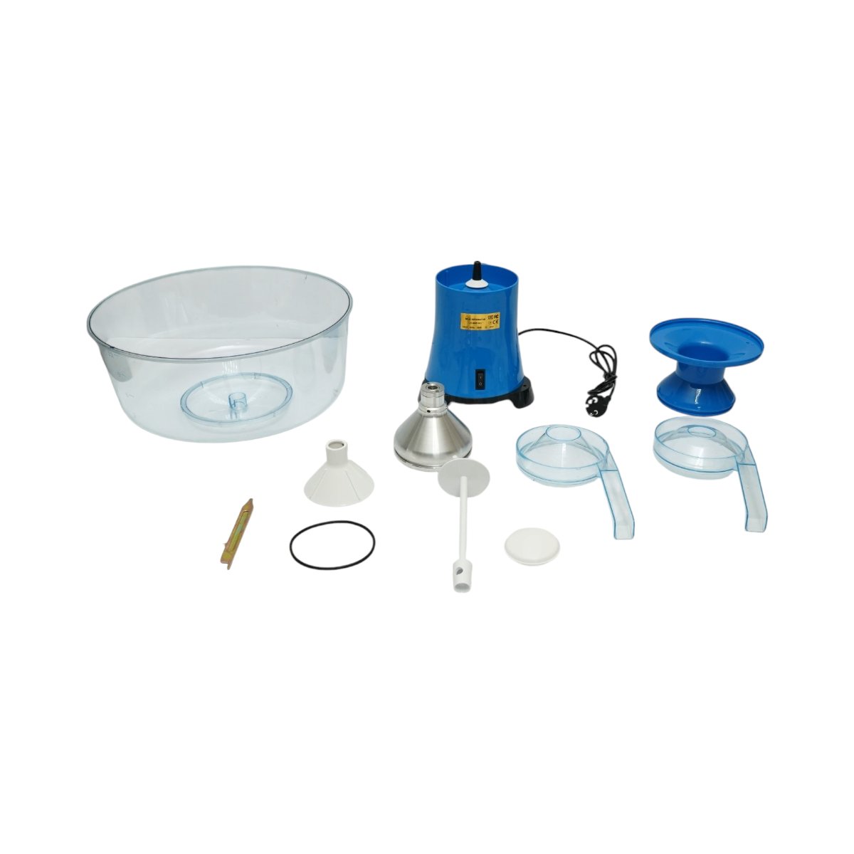 Separator smantana din lapte sau pentru degresat automat 60W, 220V, recipient plastic 7L, capacitate 80 L/h - imagine 2
