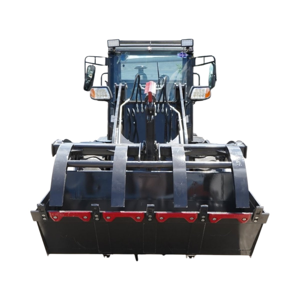 Incarcator frontal articulat WOLA 1T, 4x4, motor diesel 57CP, cupa cu gheara 0.8 m³ THOR - imagine 3