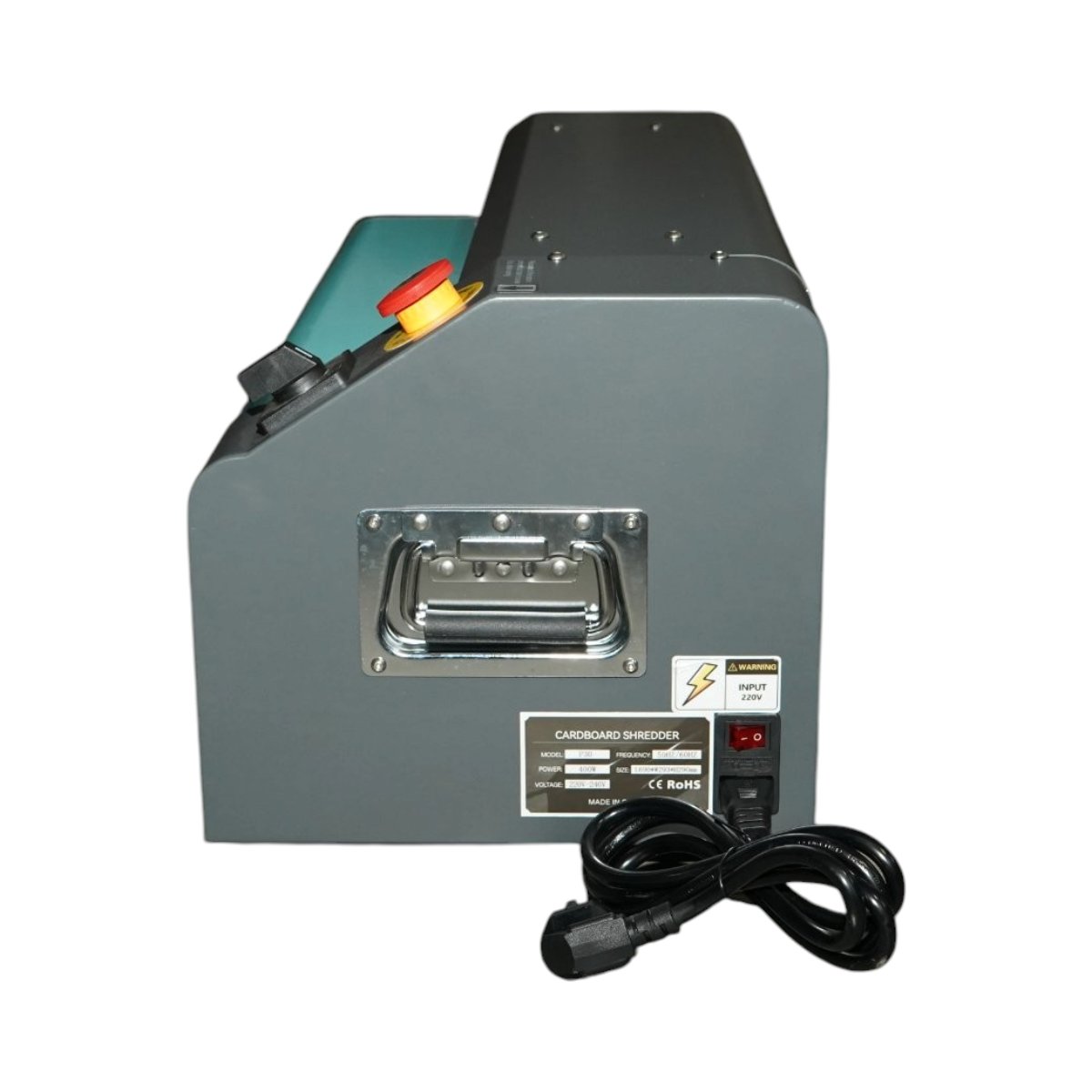 Tocator carton profesional 550mm, 400W, 220V, viteza 5m/min, grosime maxima 10mm Breckner Germany - imagine 11