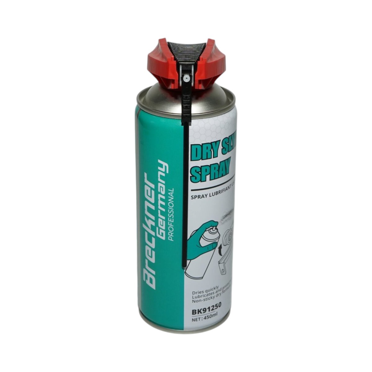 Spray lubrifiant uscat antiaderent cu teflon PTFE 450ml Breckner Germany - imagine 2