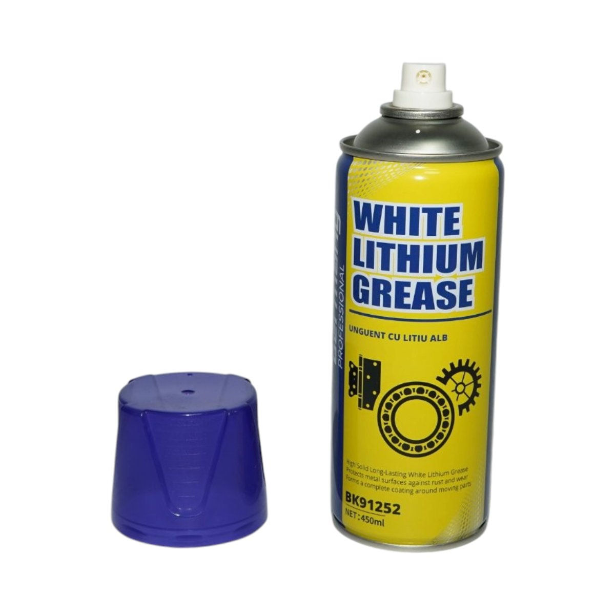 Spray vaselina lichida alba cu litiu 450ml Breckner Germany - imagine 3