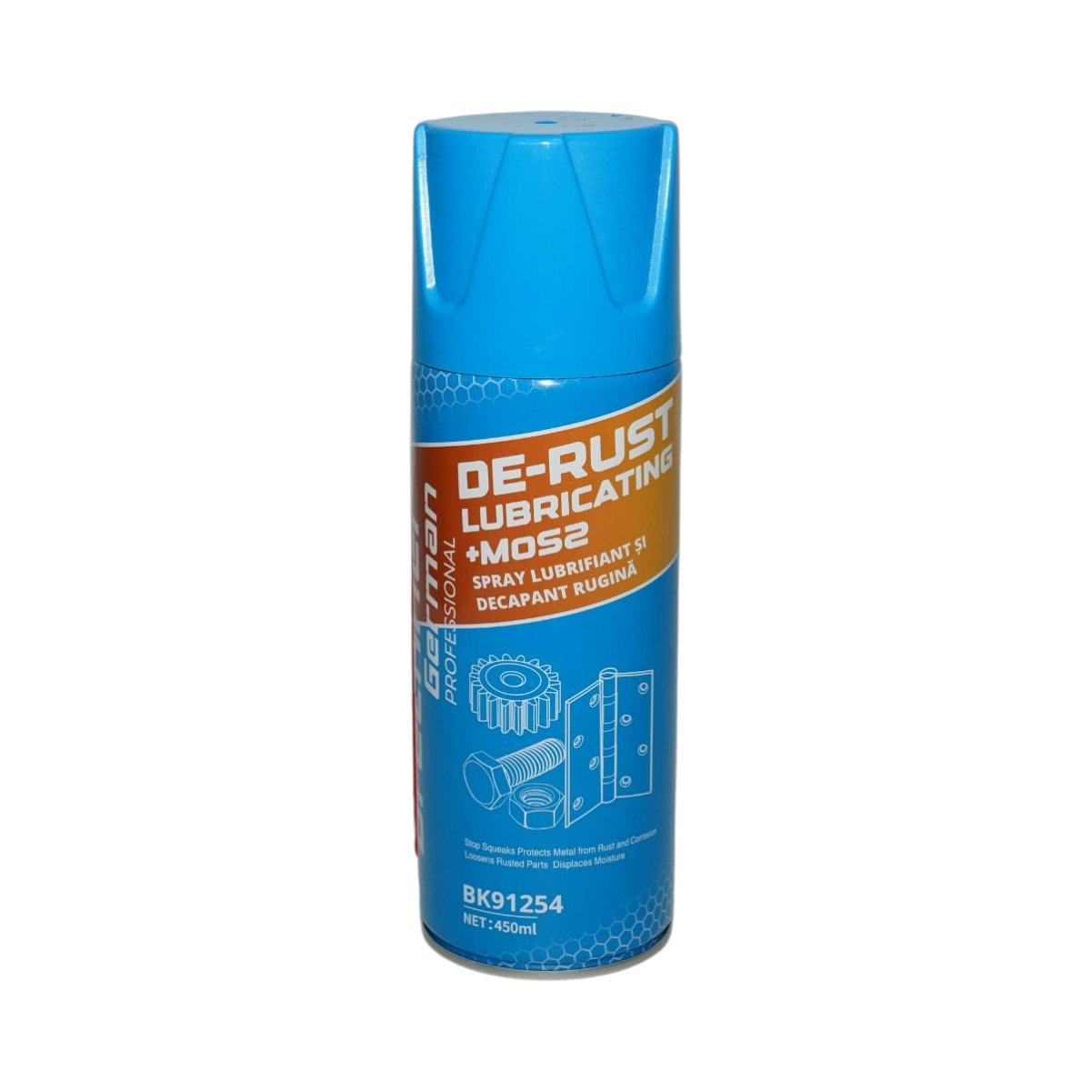Spray decapant rugina si lubrifiant cu disulfura de molibden MoS2 450ml Breckner Germany - imagine 2