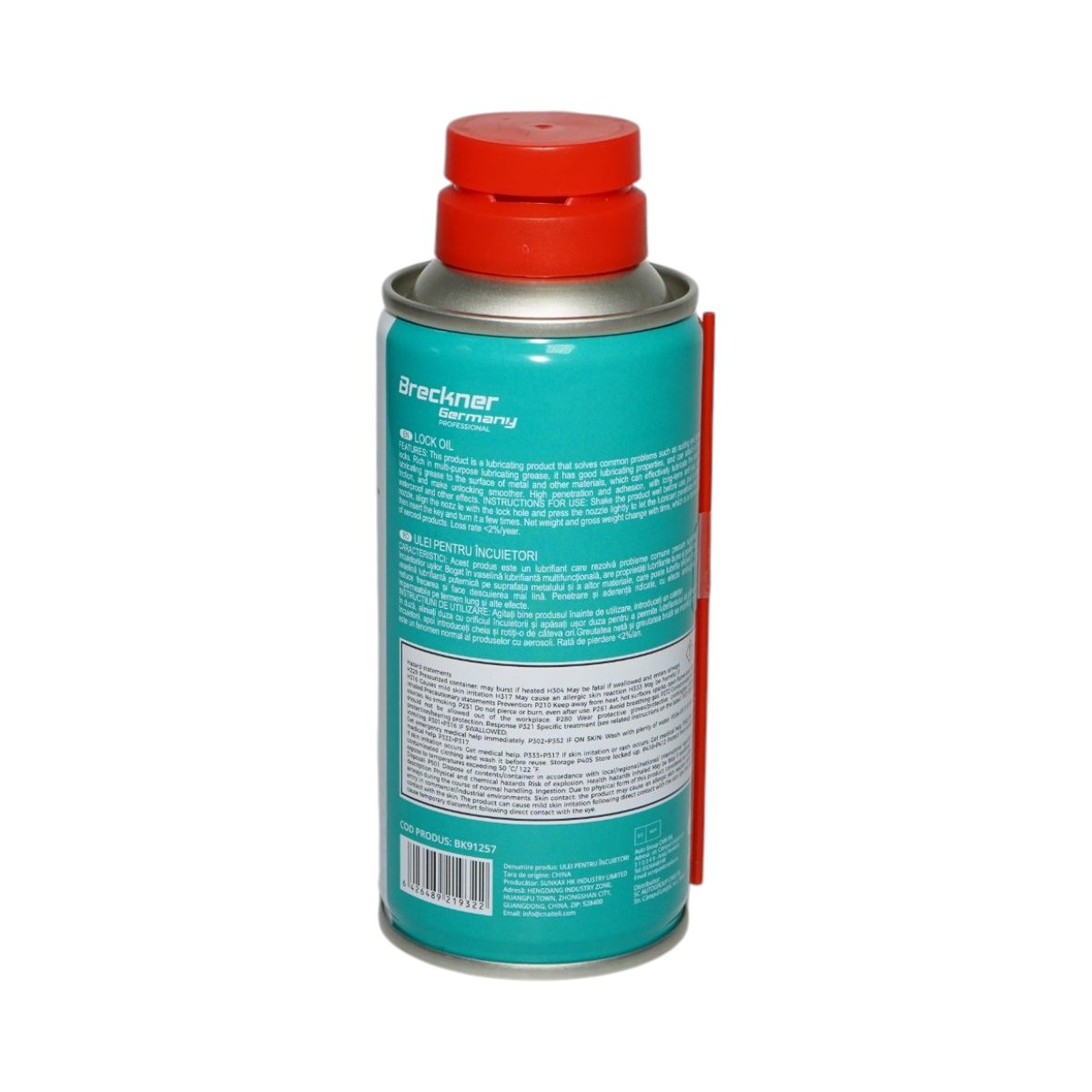 Spray ulei lubrifiant pentru incuietori, yale si lacate 100ml Breckner Germany - imagine 4