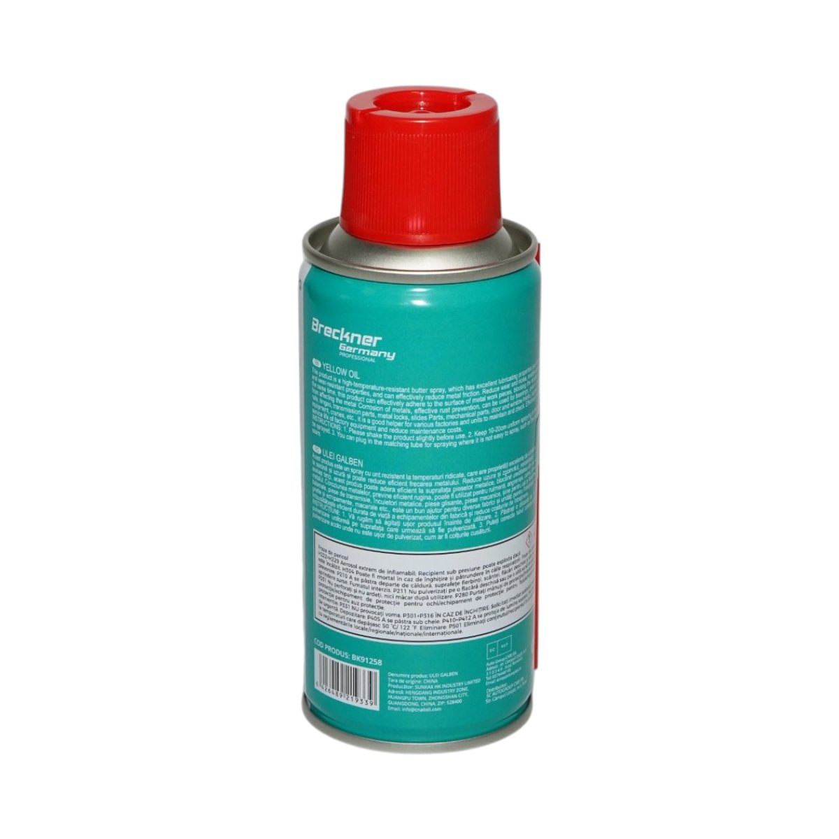 Spray ulei lubrifiant galben 100ml Breckner Germany - imagine 5