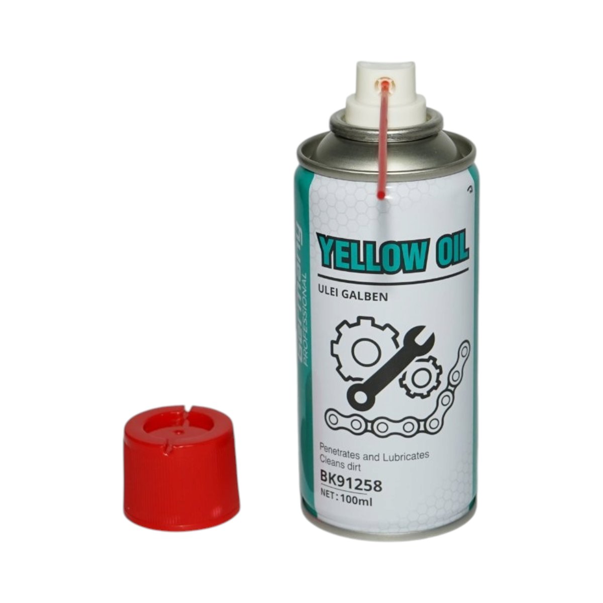 Spray ulei lubrifiant galben 100ml Breckner Germany - imagine 3
