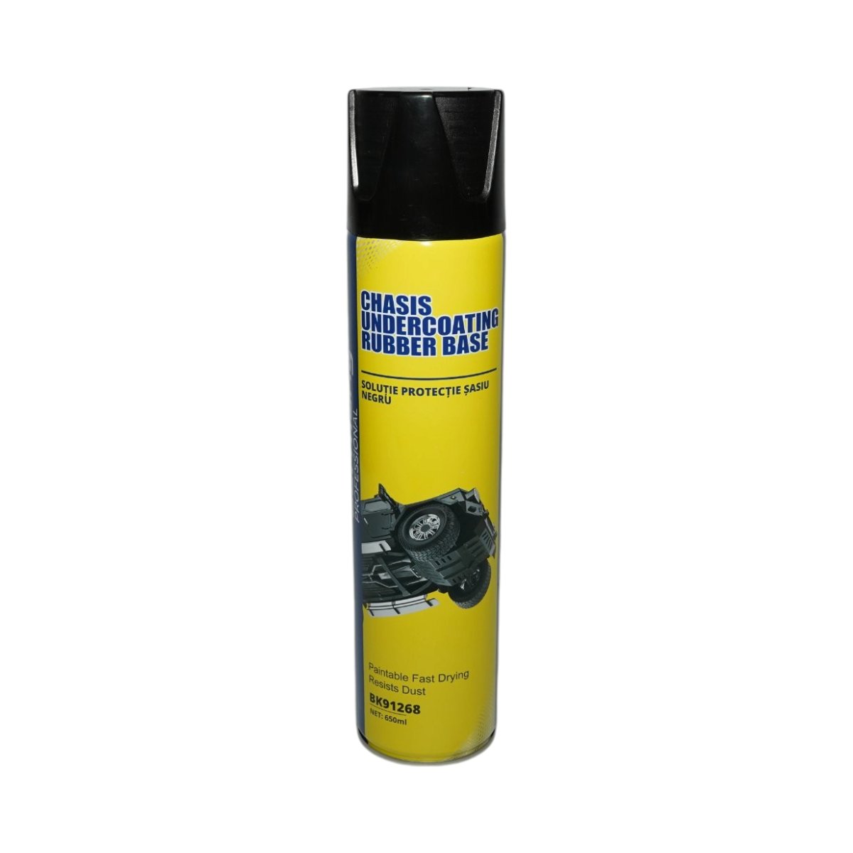 Spray anticoroziv protectie sasiu cauciucat negru 650ml Breckner Germany