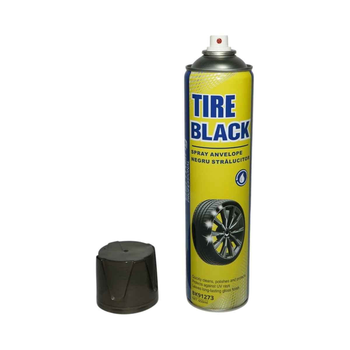 Spray negru protectie si luciu anvelope 650ml Breckner Germany - imagine 2